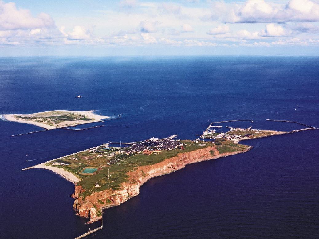 Insel Helgoland mit Düne